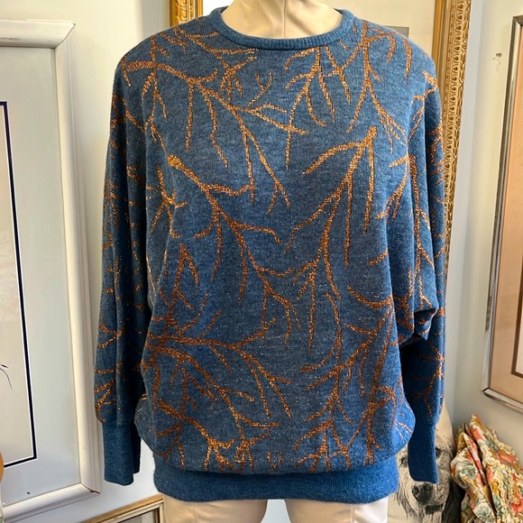 Vintage 70’s Crew Neck Sweater! Medium - Picture 1 of 7
